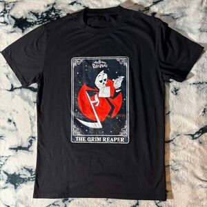 The Grim Adventures of Billy & Mandy - Black Tarot Card Style Grim Reaper Shirt